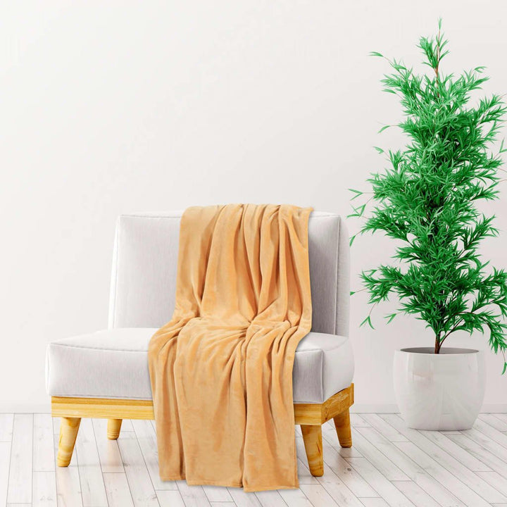 vidaXL Blanket Desert Mist 200x240 cm Polyester - GlenGiftsuk