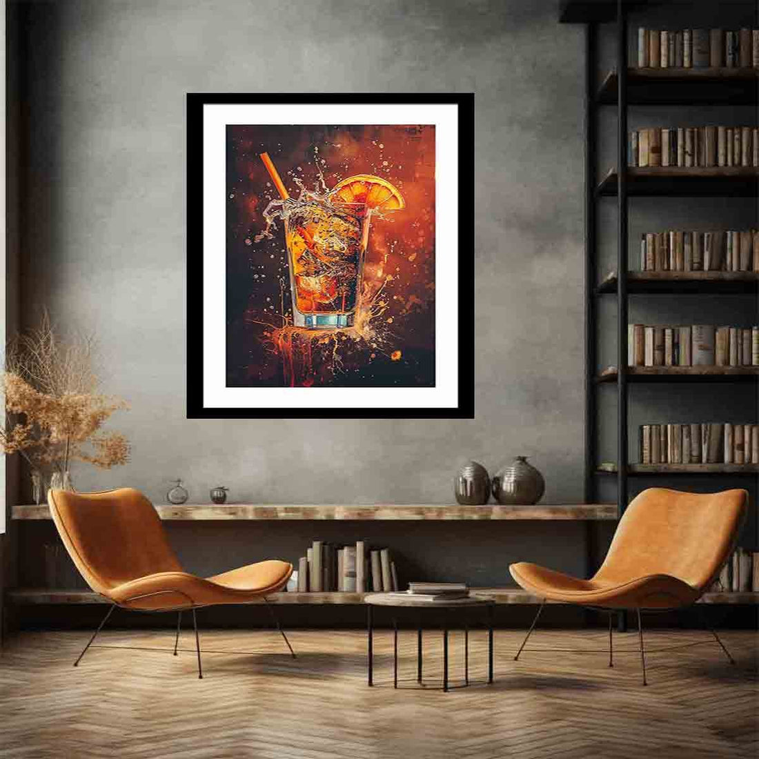 Whiskey Glass Framed Print - GlenGiftsuk