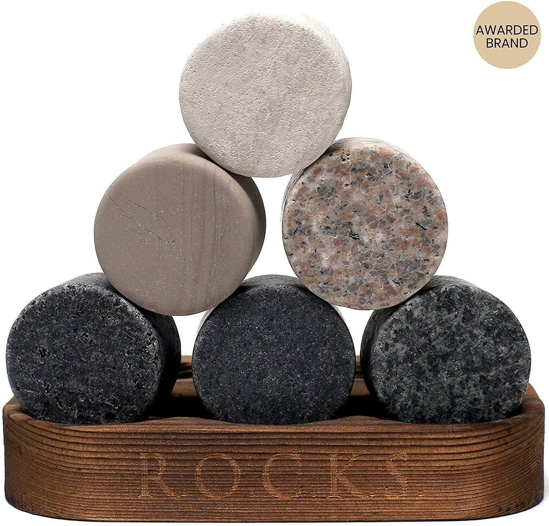 Whiskey Stones & Crystal Nosing Tasting Glass Gift Set - GlenGiftsuk