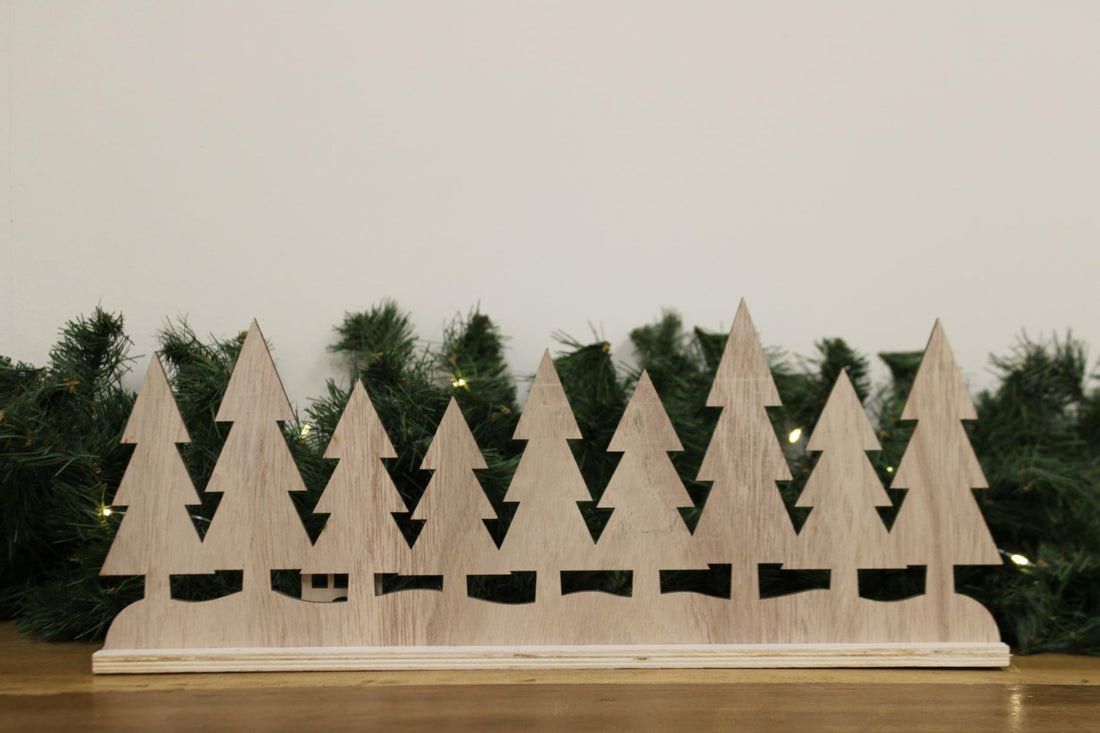 Wooden Christmas Tree Advent - GlenGiftsuk